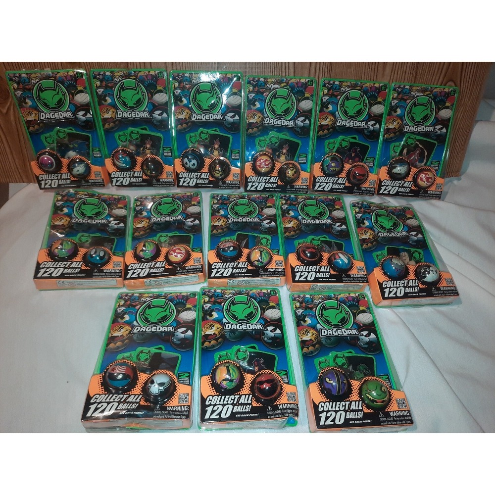 14x NOS Dagedar Balls & Cards